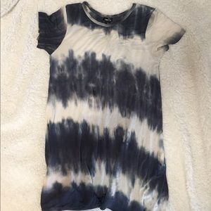 Tie dye t-shirt dress